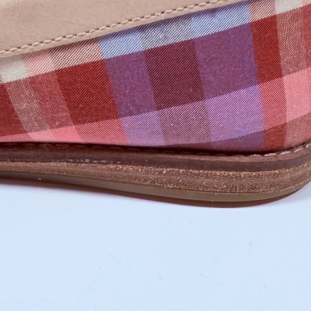 Sperry Top-Sider Seaport Plaid Tassel Loafers Multi-Color Pointed Toe Flats 9 - Picture 8 of 10
